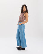 Daze Denim Valley Girl Wide Leg Ankle Jeans
