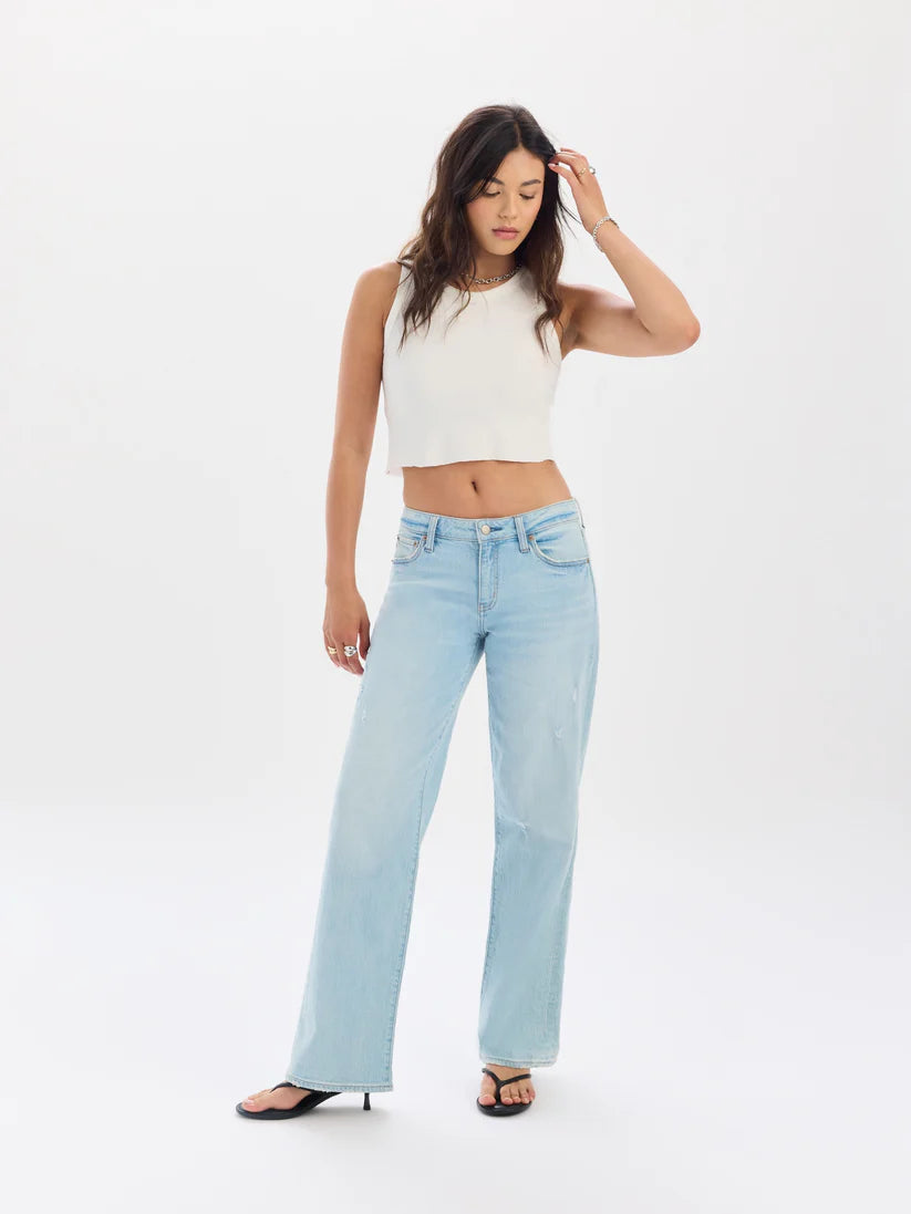 Daze Denim Keeper Low Rise Straight in All Out Main image