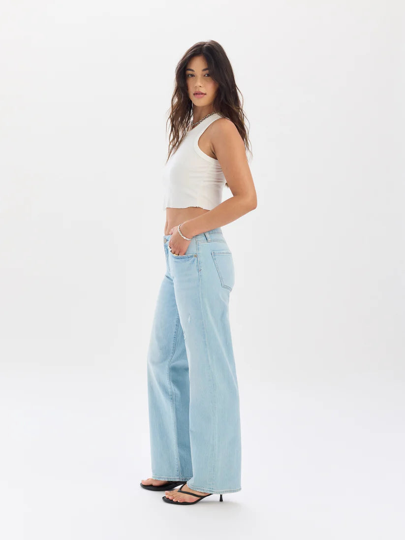 Daze Denim Keeper Low Rise Straight in All Out