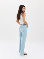 Daze Denim Keeper Low Rise Straight in All Out
