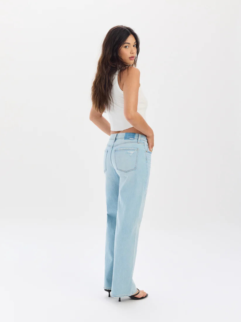 Daze Denim Keeper Low Rise Straight in All Out