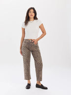 Daze Denim Westward High Rise Barrel Leg Jeans (Cool Cat)