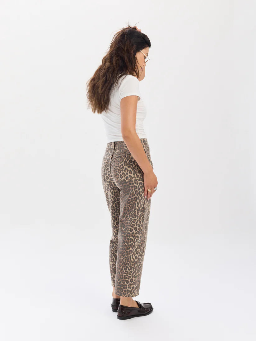 Daze Denim Westward High Rise Barrel Leg Jeans (Cool Cat)