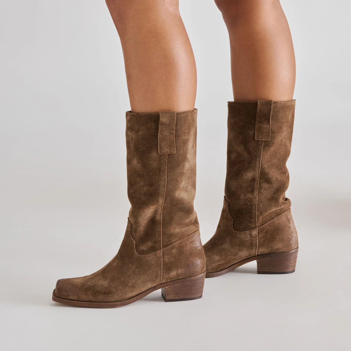 Dolce Vita Romie Chocolate Suede Boots Main image