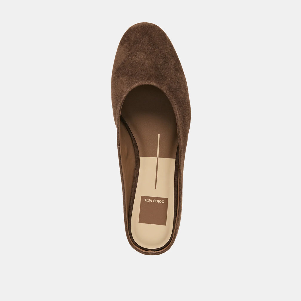 Dolce Vita Eila Flats Dk Brown Suede
