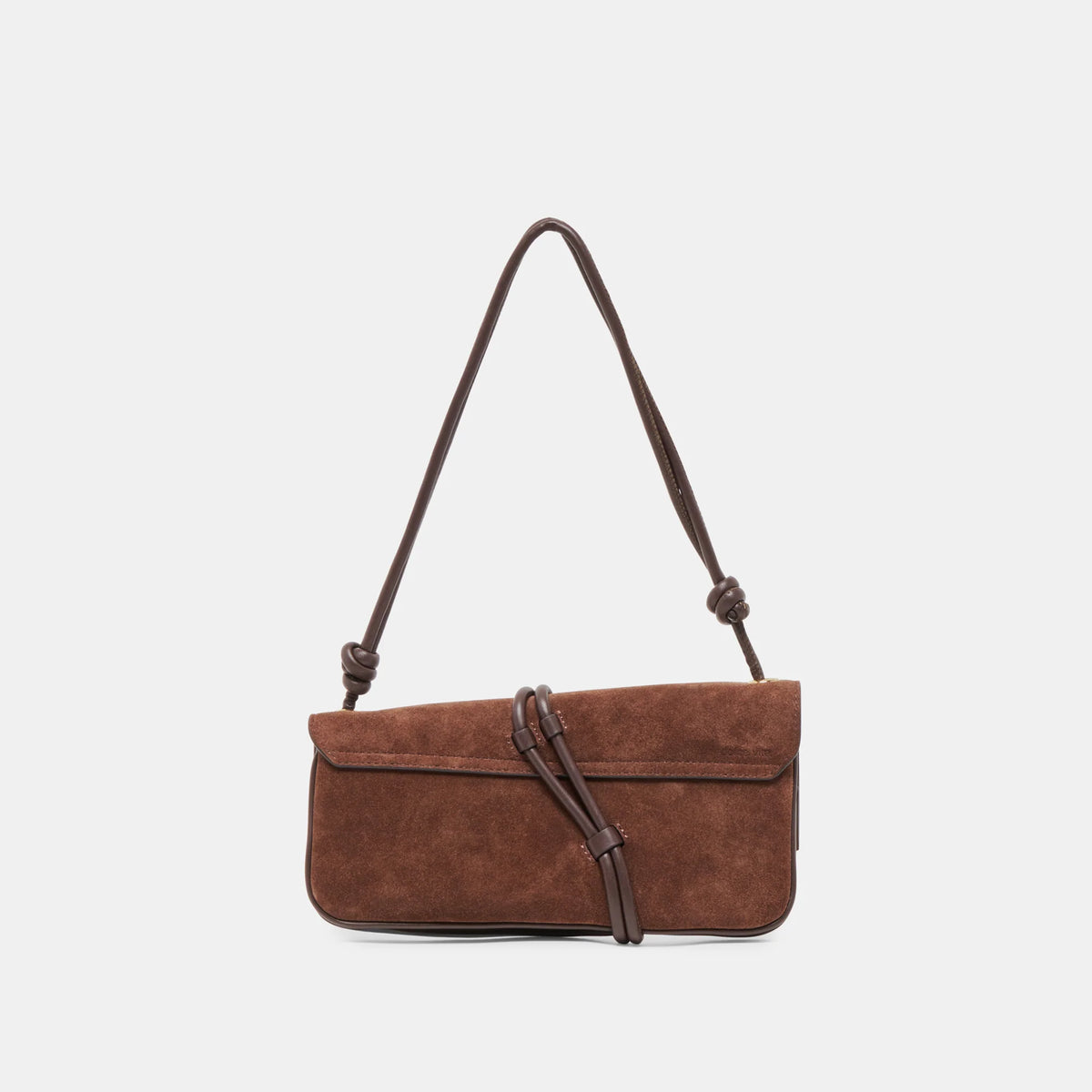 Dolce Vita Alice Shoulder Bag Chocolate Suede