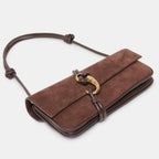 Dolce Vita Alice Shoulder Bag Chocolate Suede