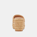 Dolce Vita Throne Lt Natural Raffia Sandal