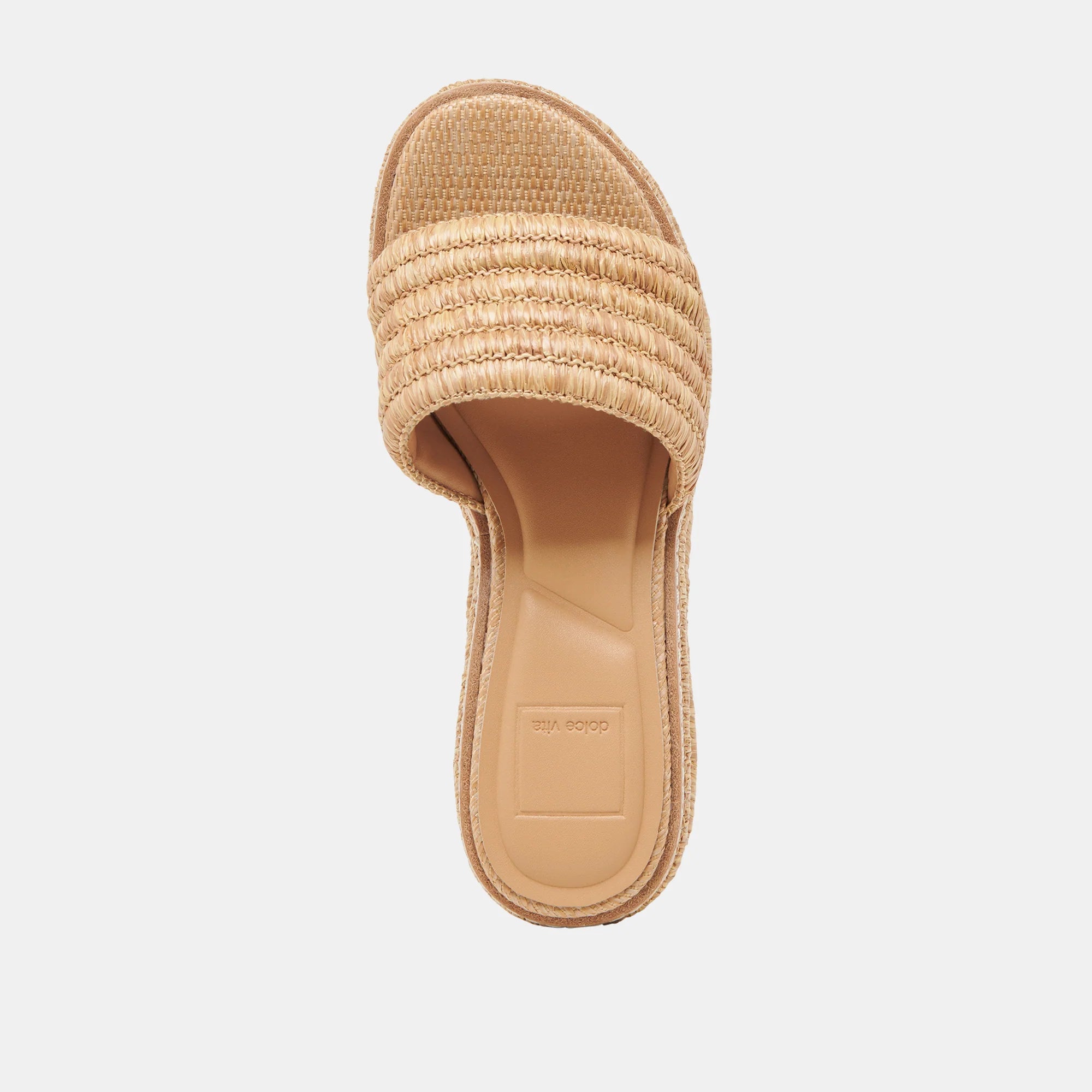 Dolce Vita Throne Lt Natural Raffia Sandal