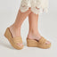 Dolce Vita Throne Lt Natural Raffia Sandal