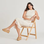 Dolce Vita Throne Lt Natural Raffia Sandal