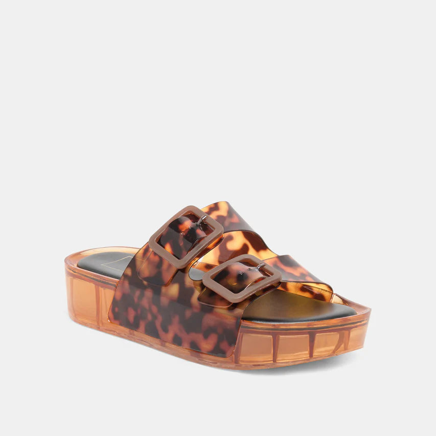 Dolce Vita Julio X Tortoise Vinyl Sandals