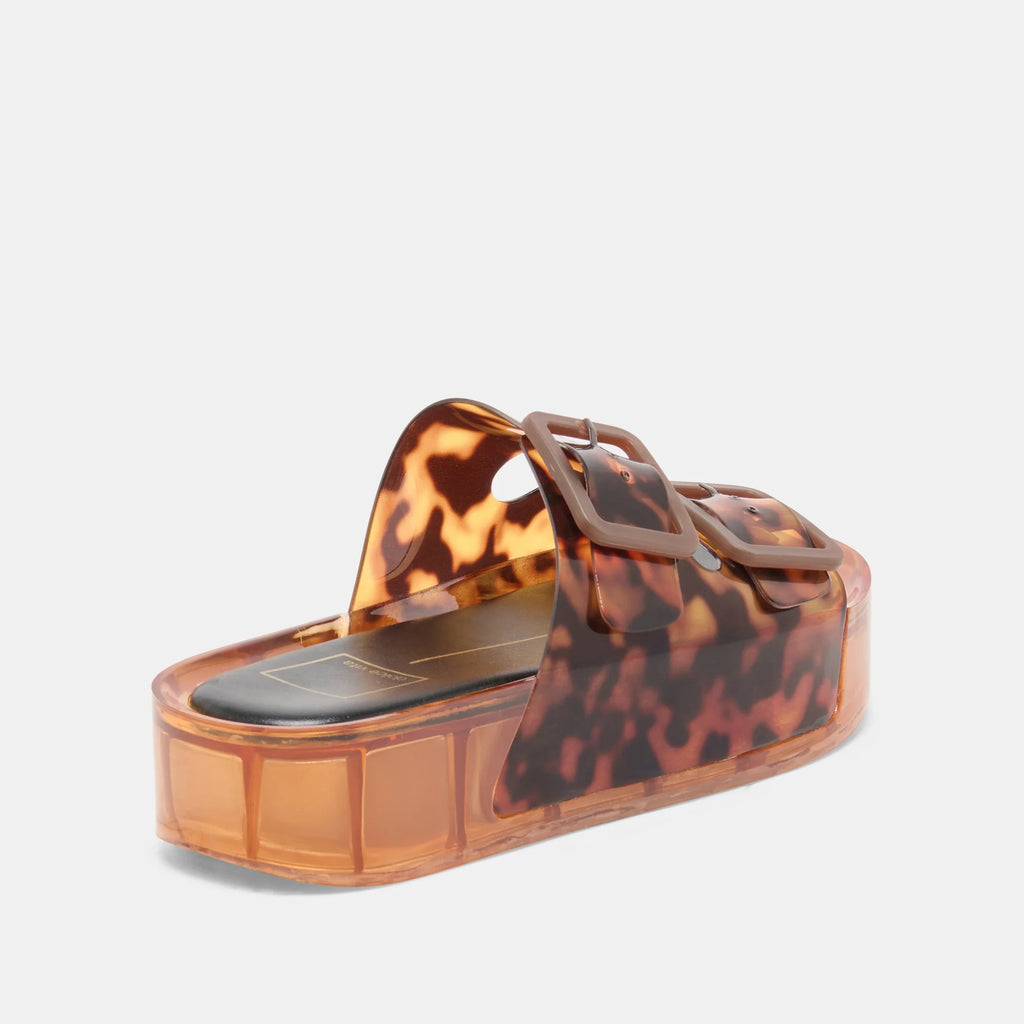 Dolce Vita Julio X Tortoise Vinyl Sandals