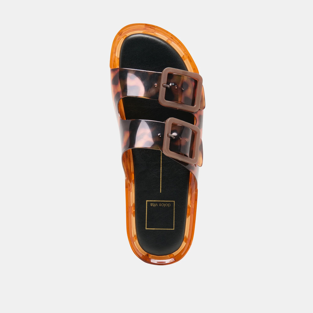 Dolce Vita Julio X Tortoise Vinyl Sandals