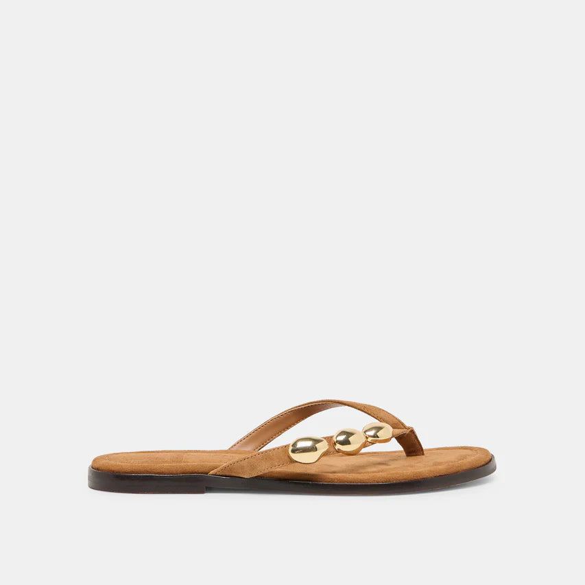 Dolce Vita Juny Teak Suede Sandals Main image