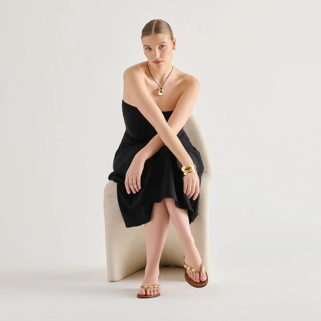 Dolce Vita Juny Teak Suede Sandals