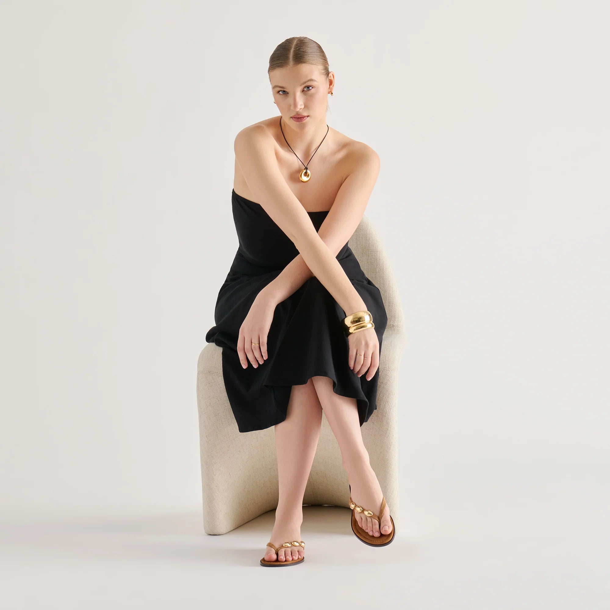 Dolce Vita Juny Teak Suede Sandals