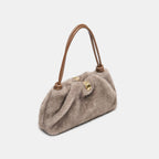 Dolce Vita Ravel Grey Faux Fur Bag