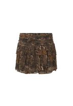 Spell Damask Mini Skirt