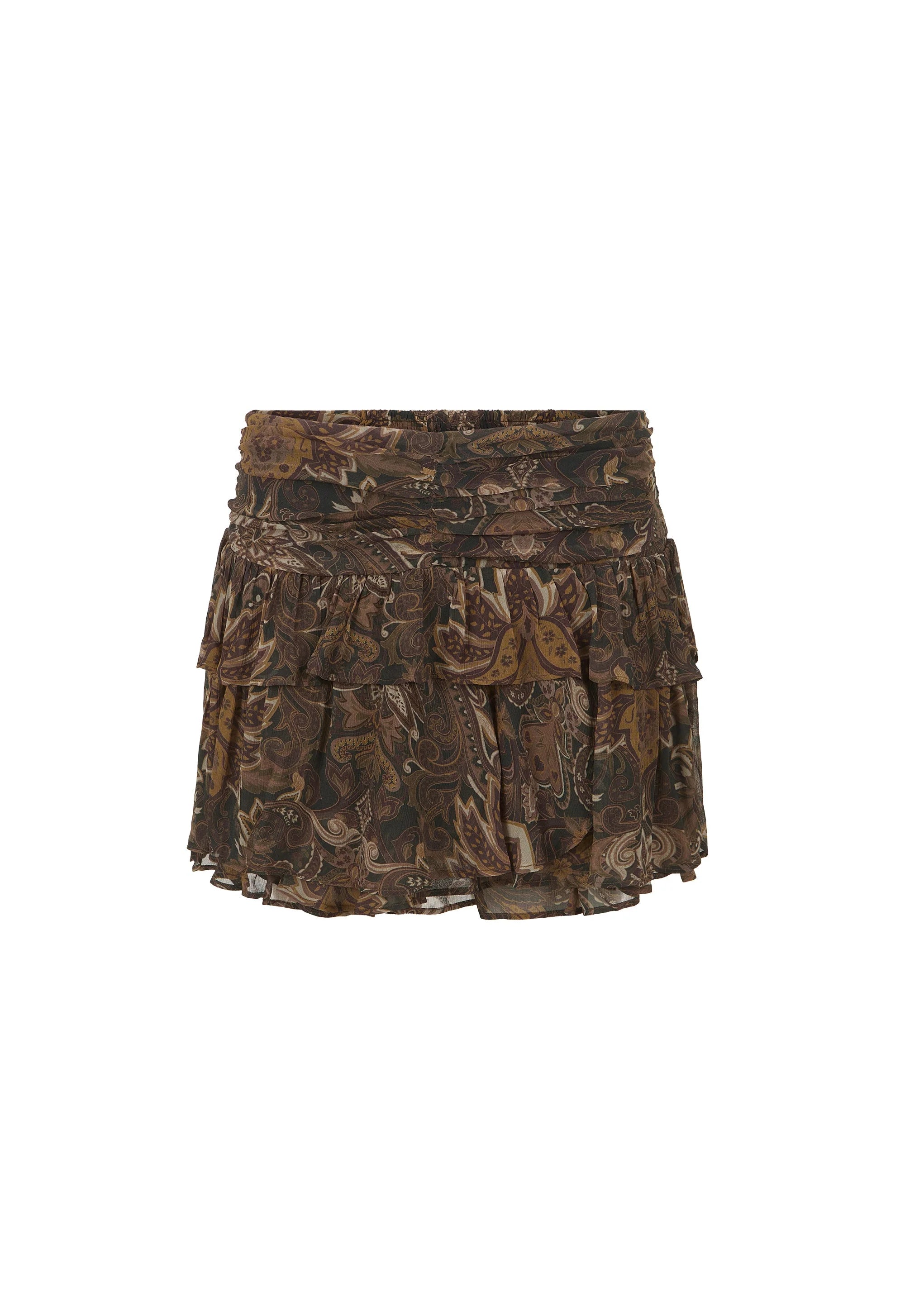 Spell Damask Mini Skirt