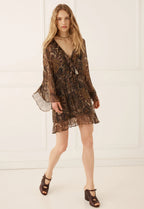 Spell Damask Tunic Mini Dress
