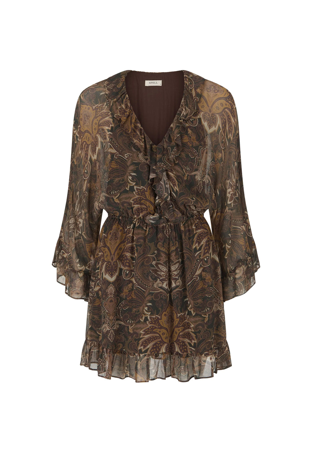 Spell Damask Tunic Mini Dress