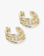 Melinda Maria "Oh She Fancy" Smooth & Diamond Hoops