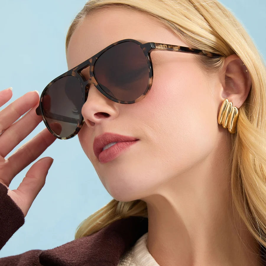 Diff Eyewear Tosca II Sunglasses (Espresso Tort)