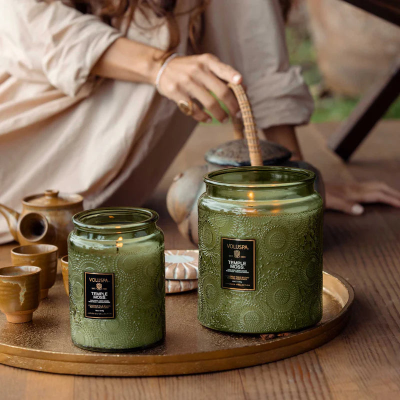 Voluspa Temple Moss Large Jar Candle (Copy)