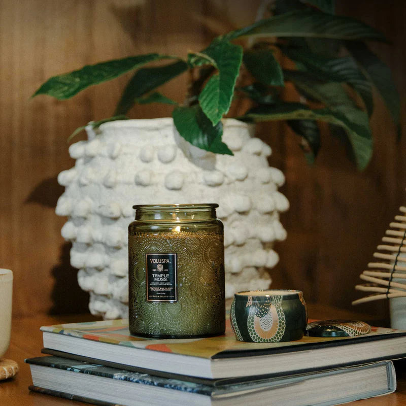 Voluspa Temple Moss Large Jar Candle (Copy) Secondary image