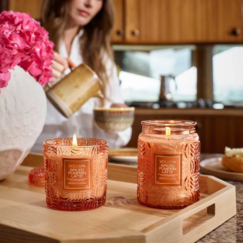 Voluspa Spiced Pumpkin Latte Large Jar Candle