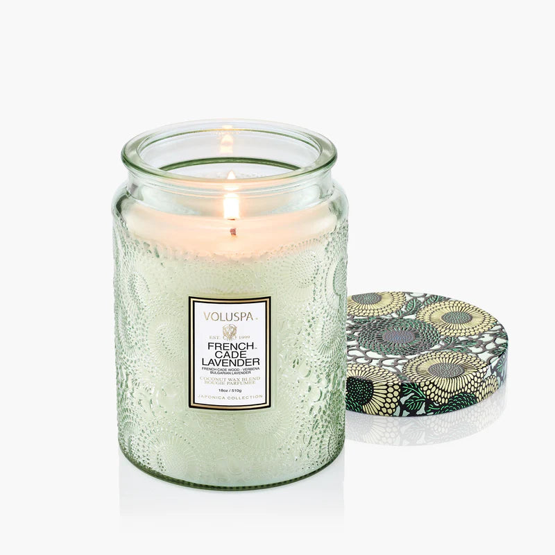 Voluspa French Cade Large Jar Candle
