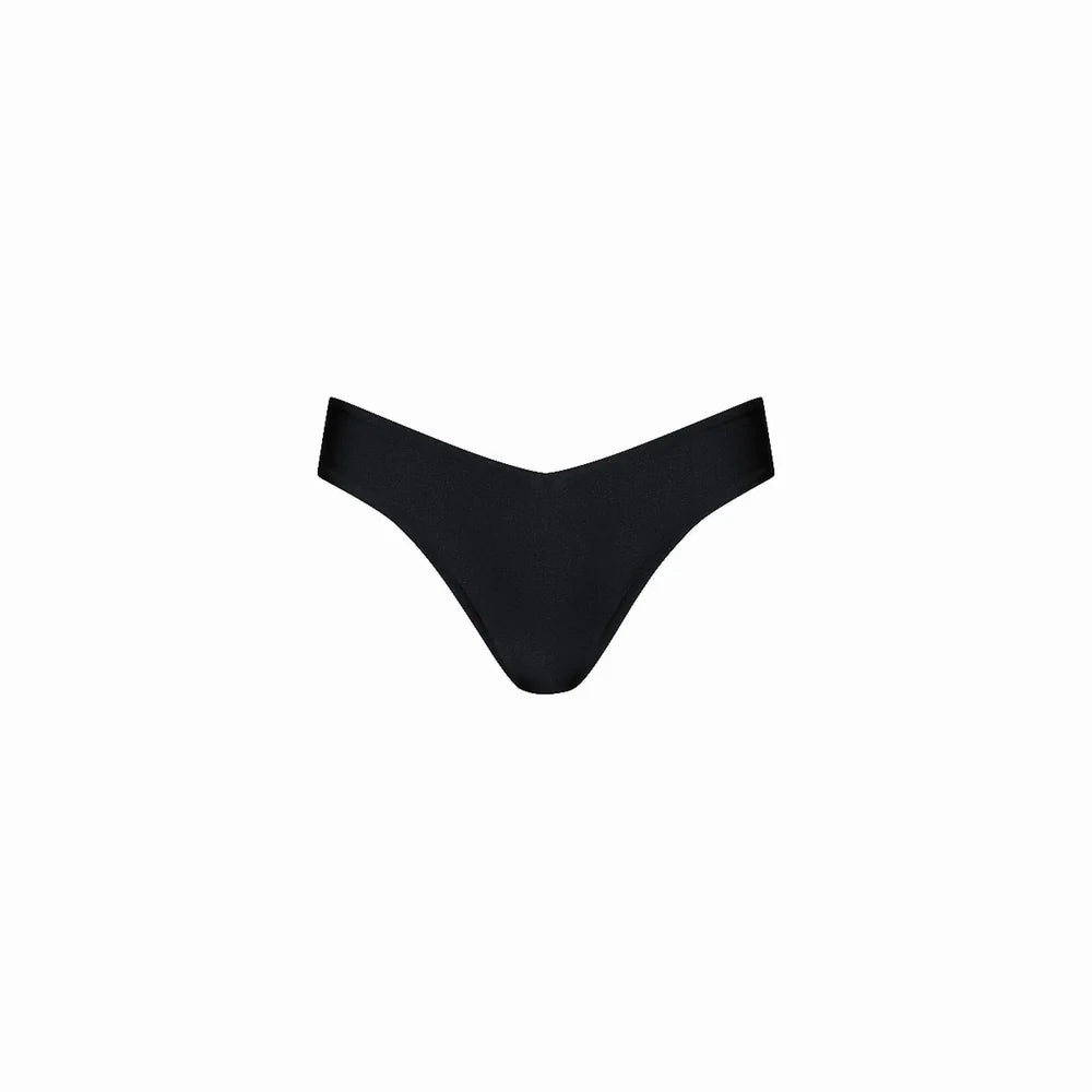 Kulani Kinis Twilight Black Cheeky V Bikini Bottom