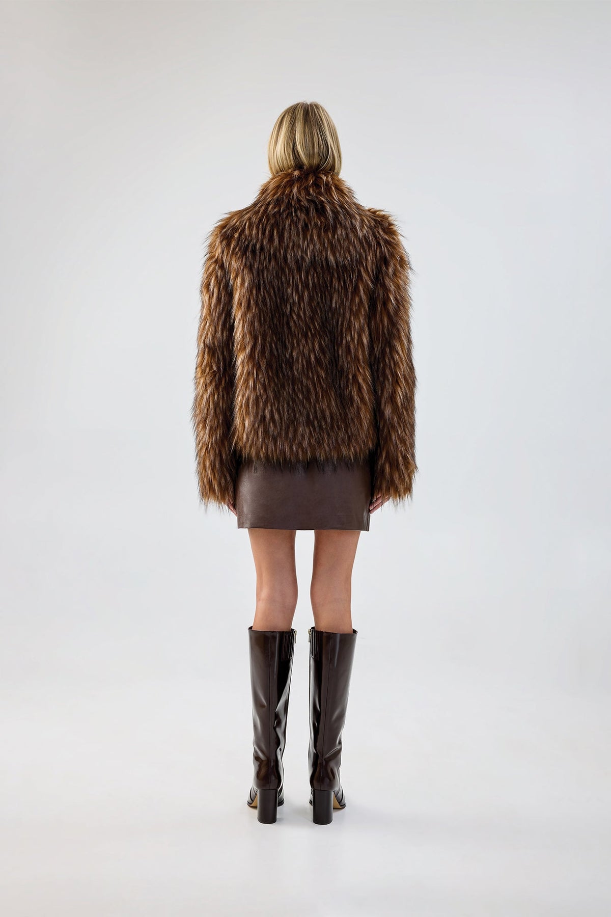 Unreal Fur Fur Delish Jacket (Brown Raccoon) - Brown Raccoon