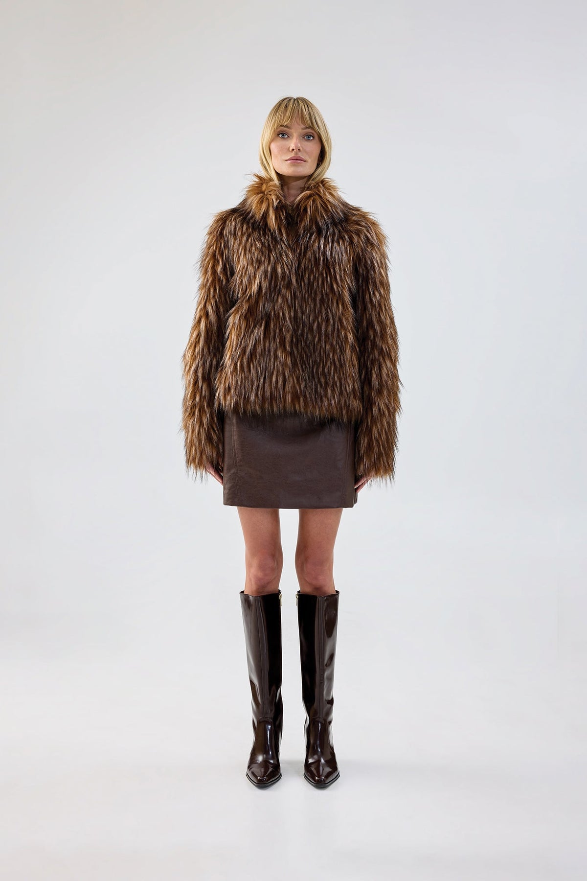 Unreal Fur Fur Delish Jacket (Brown Raccoon) - Brown Raccoon