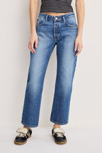 Good American Vintage Straight Jeans (Indigo 1222)