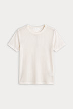 Good American The Sheer Rib Tee (Pearl)