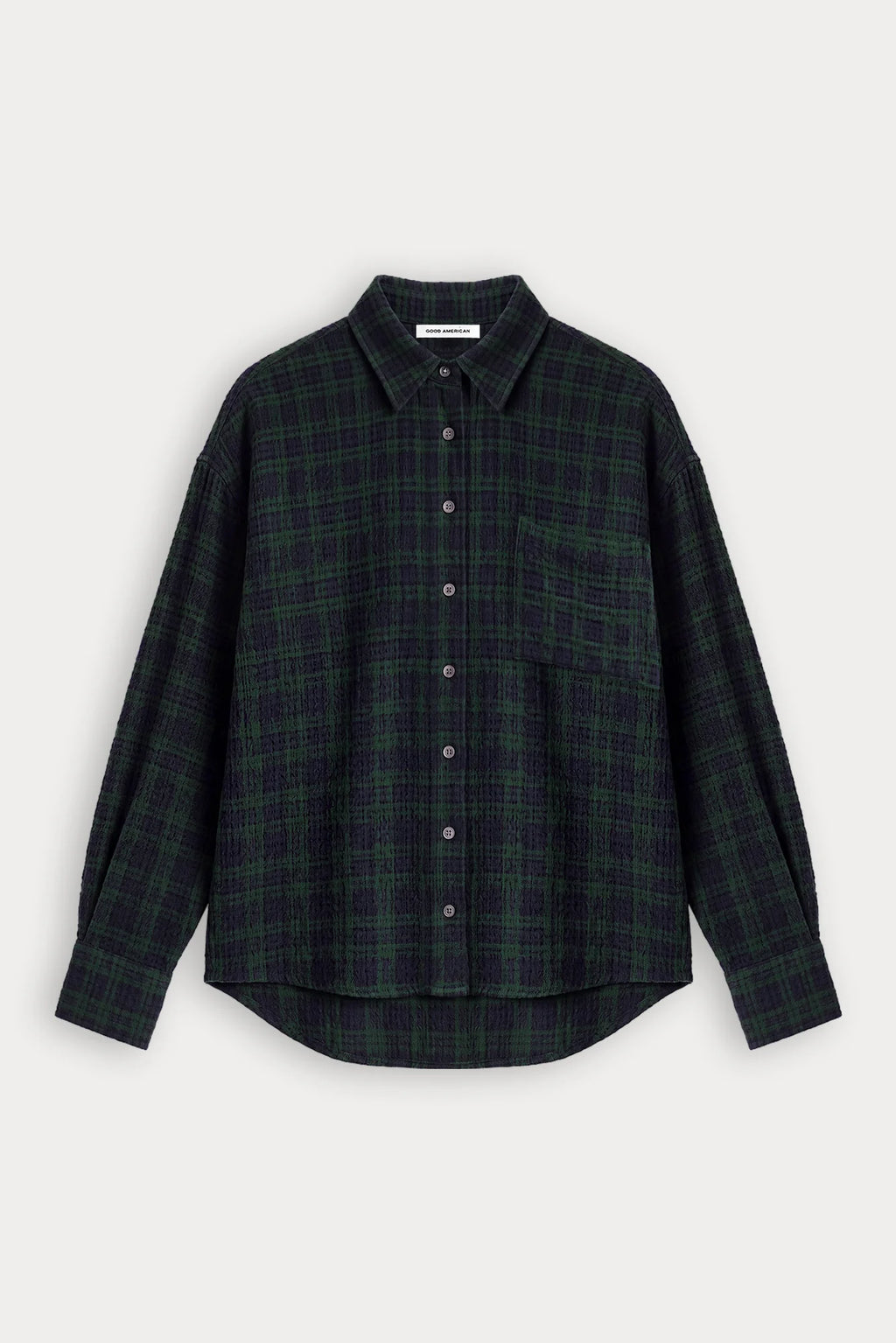 Good American The Crinkle Easy Shirt