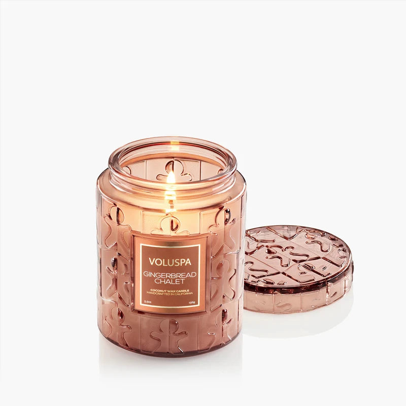 Voluspa Gingerbread Chalet Small Jar Candle