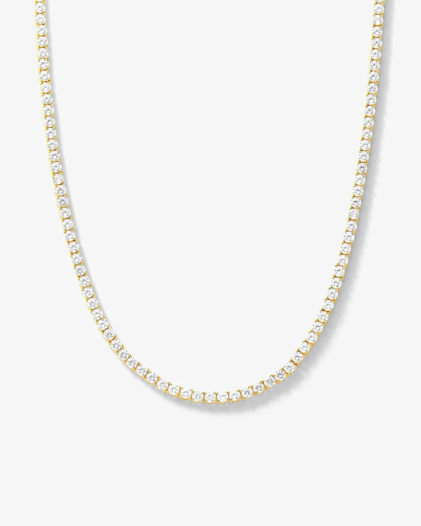 Melinda Maria Grand Heiress Tennis Necklace 4mm