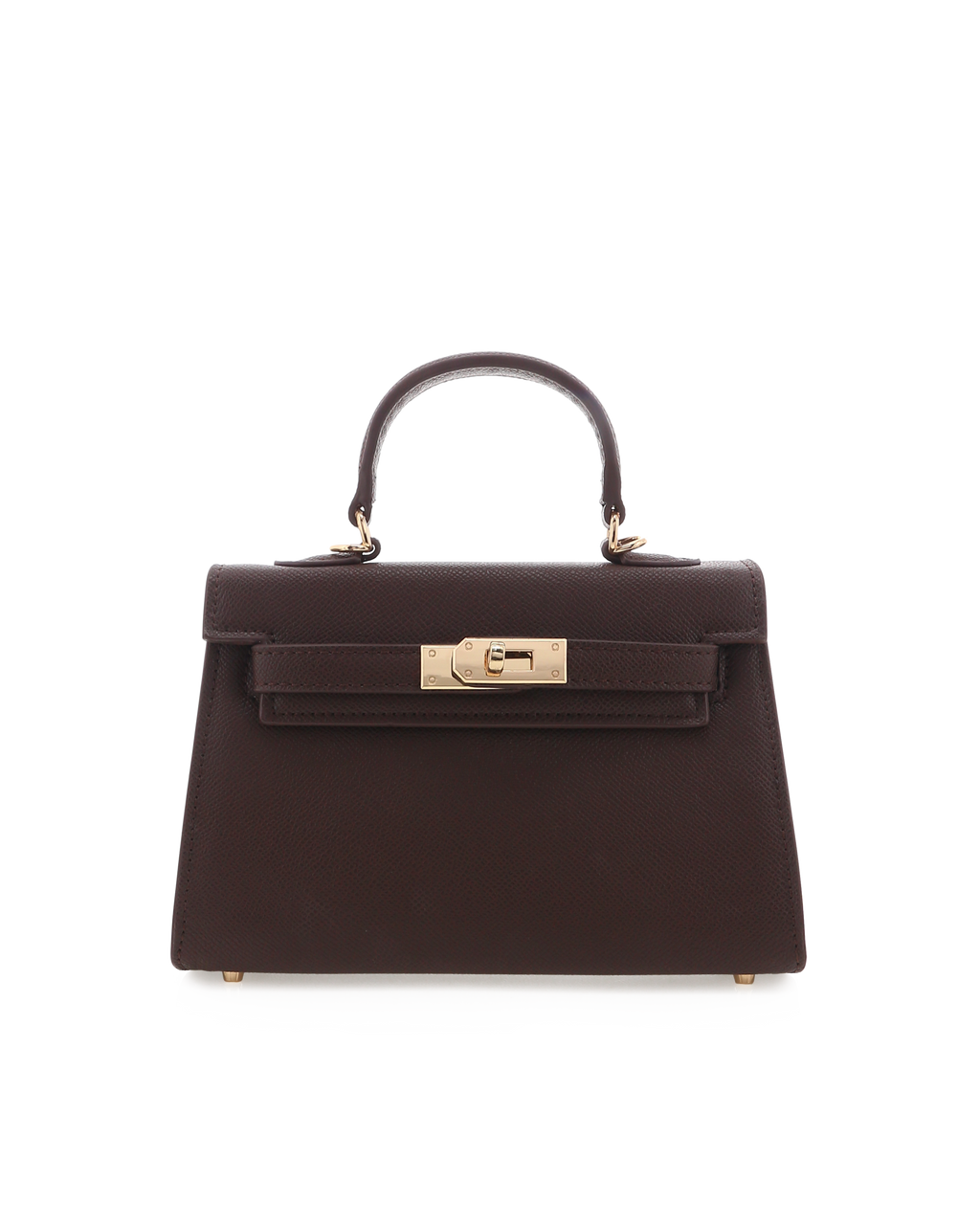 Billini Hariette Handle Bag (Dark Chocolate Saffiano)