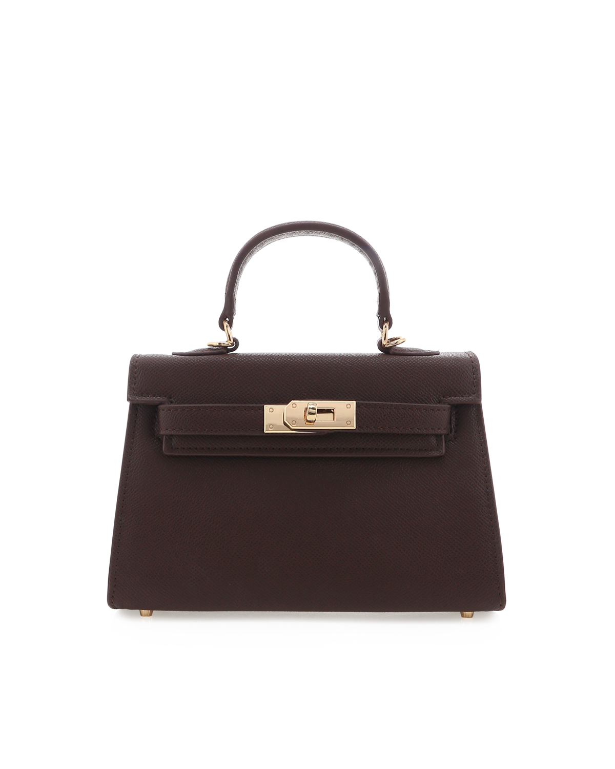 Billini Hariette Handle Bag (Dark Chocolate Saffiano)