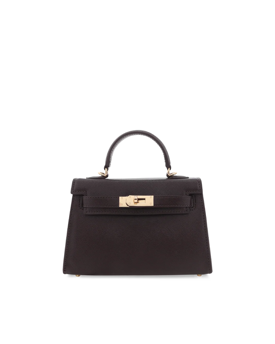 Billini Hariette Handle Bag (Dark Cacao Saffiano)