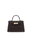 Billini Hariette Handle Bag (Dark Cacao Saffiano)