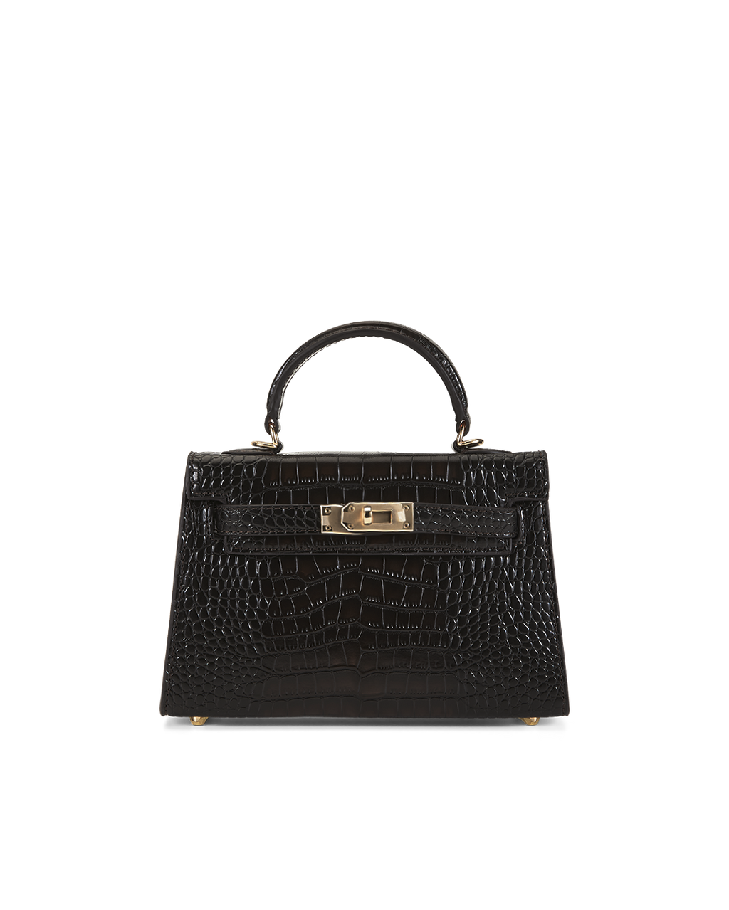 Billini Hariette Handle Bag (Dark Cacao Croc)