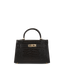 Billini Hariette Handle Bag (Dark Cacao Croc)