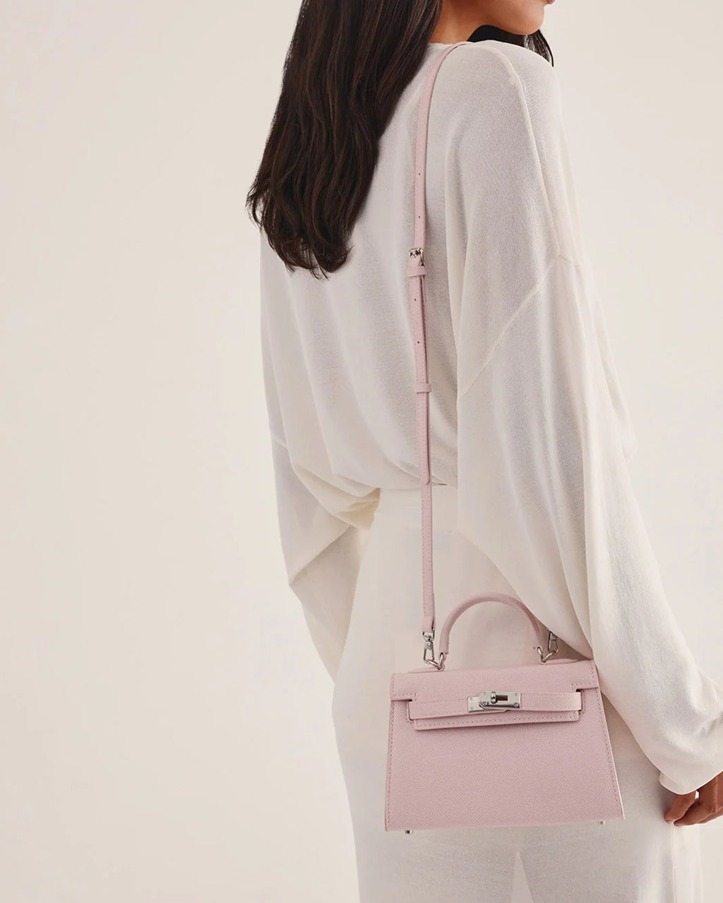 Billini Hariette Handle Bag (Pink Saffiano)