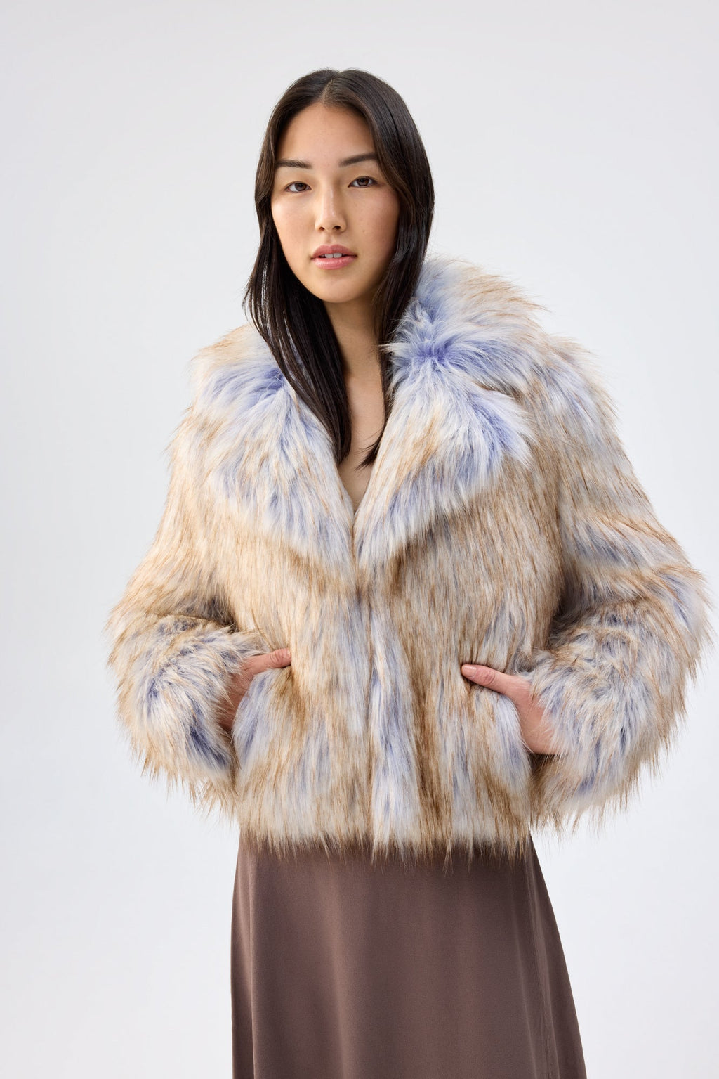 Unreal Fur Harmony Jacket - Purple Coyote