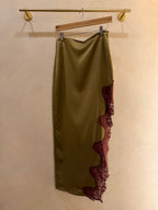 Olive You Satin Skirt