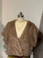 Faux Fur Throw Over Top